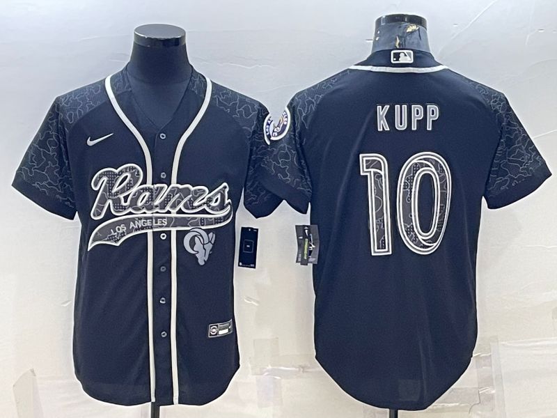 Men Los Angeles Rams #10 Kupp Black Reflector 2022 Nike Limited NFL Jersey->buffalo bills->NFL Jersey